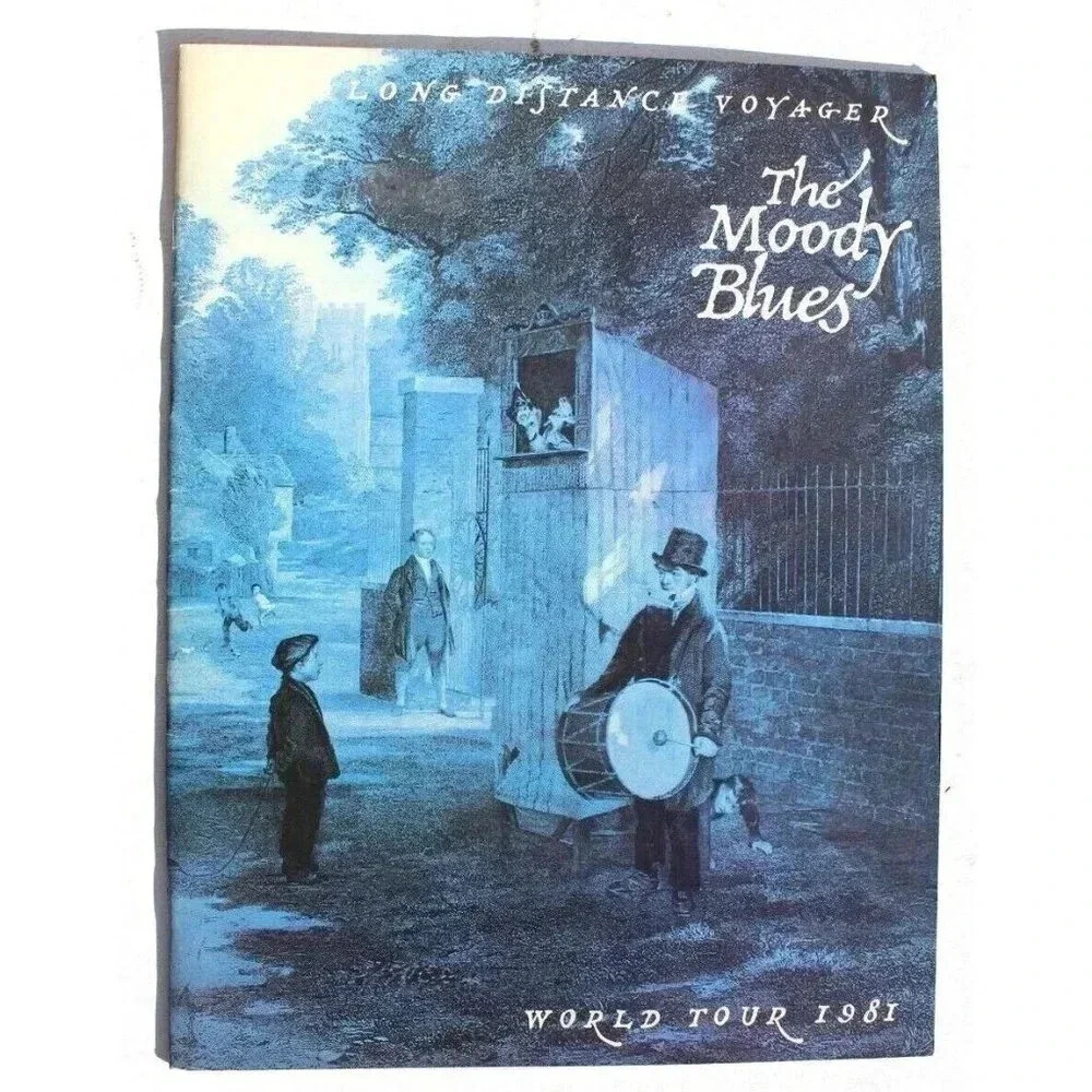 THE MOODY BLUES Long Distance Voyager World Tour 1981 CONCERT PROGRAM